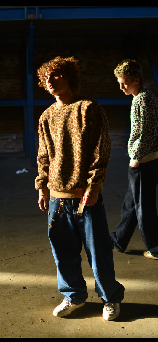 Leopard print sweater
