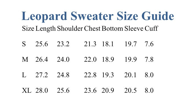 Fur Leopard Sweater