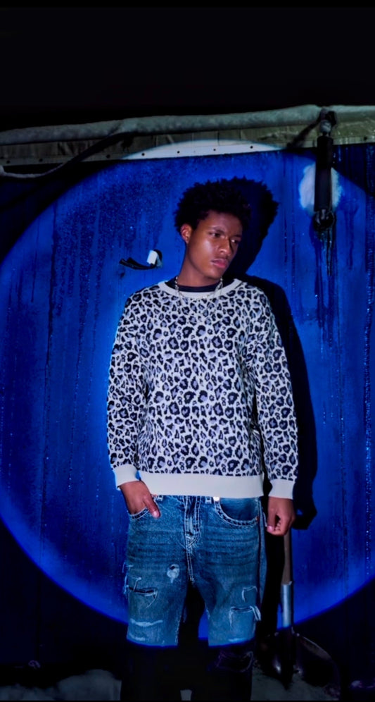 Snow Leopard Sweater